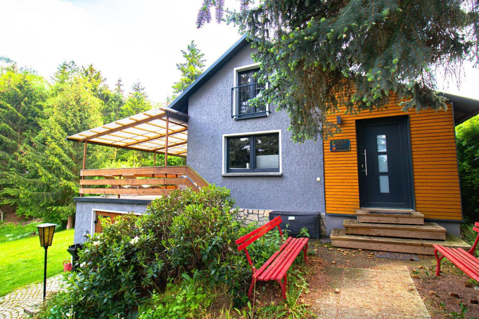 Residenz Waldfrieden Villa Garnsdorf Exterior photo